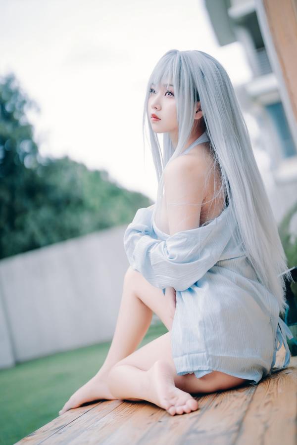 阳光美少女萌芽儿o0 - 白泳装
